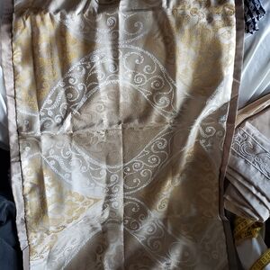 Martha Stewart Collection Gold  Geometric Euro Pillow Sham King Size